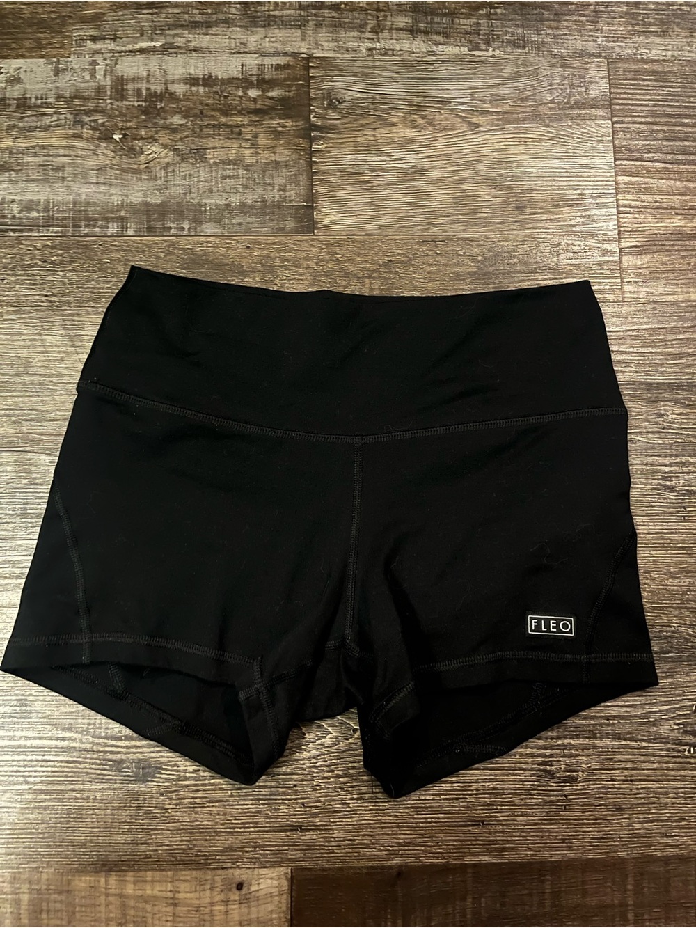 Fleo Apex Contour Black High-Waist Bike Shorts